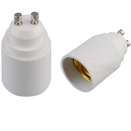 GU10 to E27 Base LED Light Lamp Bulbs Adapter Adaptor Converter